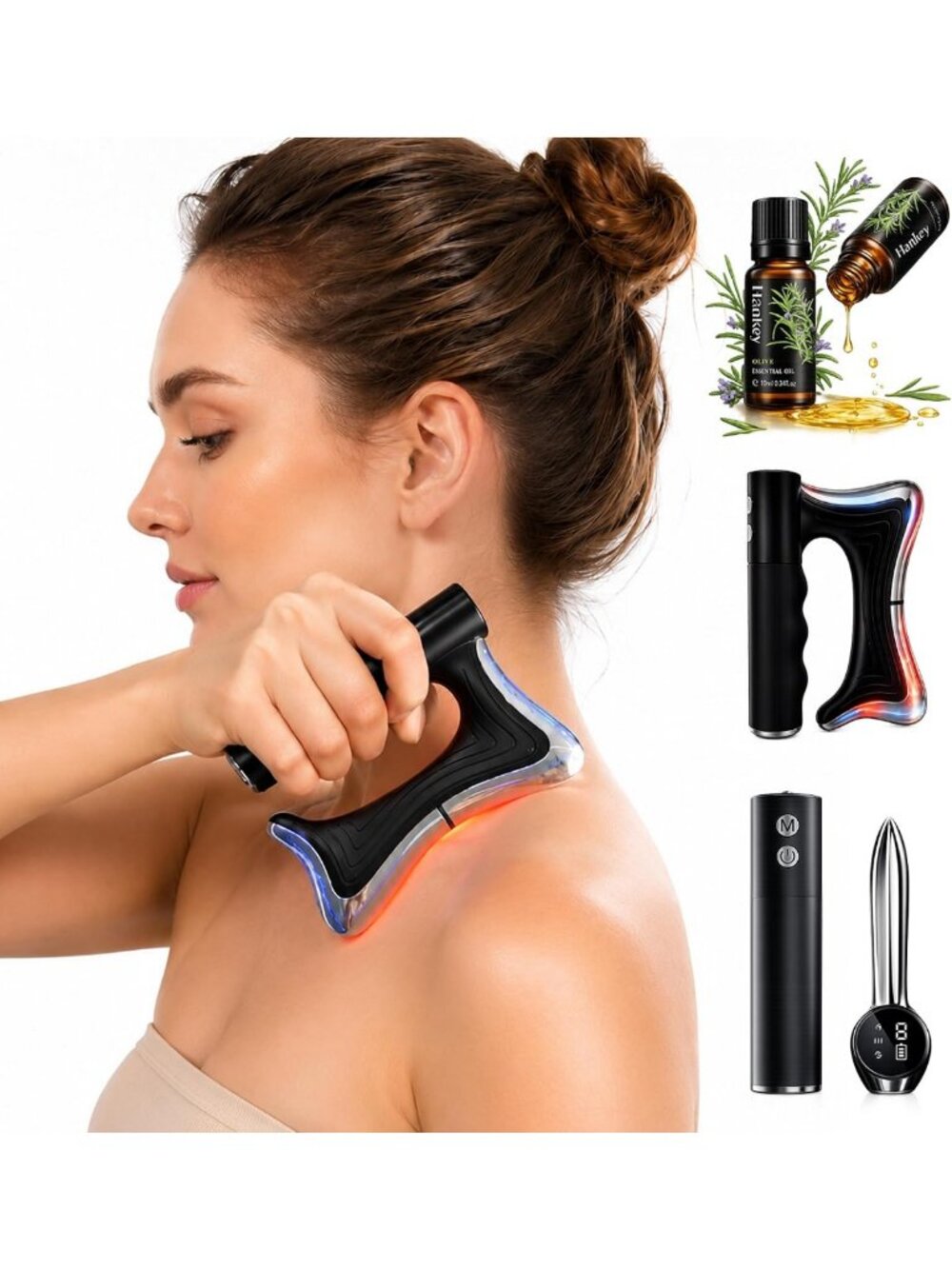 Heated Muscle Scraper Tool, Fascia Release Full Body Contouring Machine, Muscle